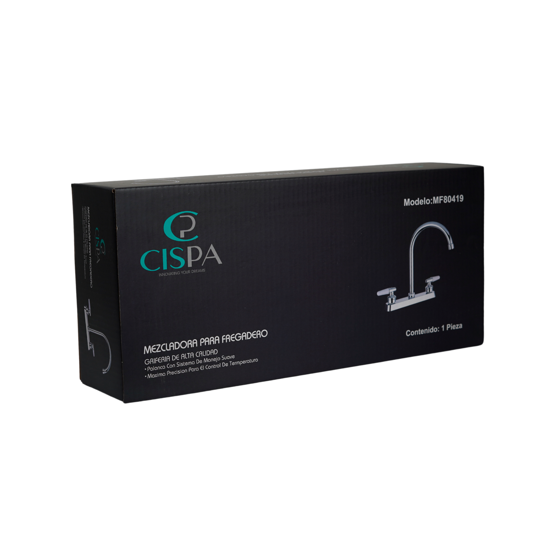 Mezcladora para Fregadero Cromada – CISPA MF80419